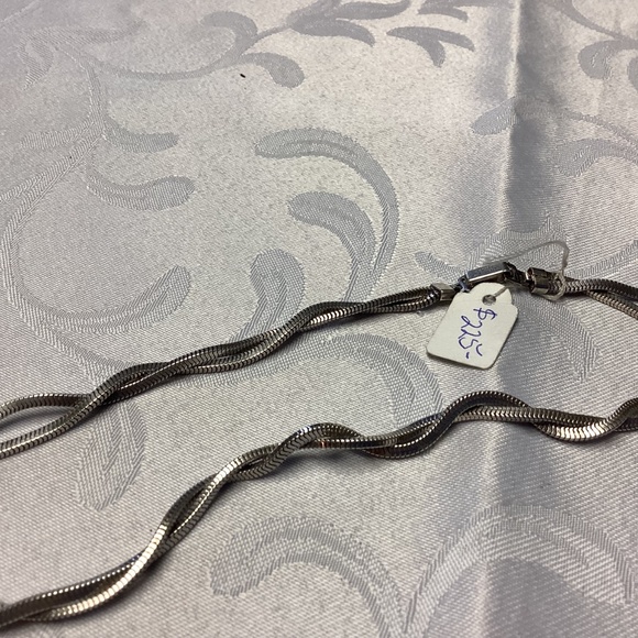 Braided twist RARE & UNIQUE STERLING NECKLACE - Picture 3 of 9